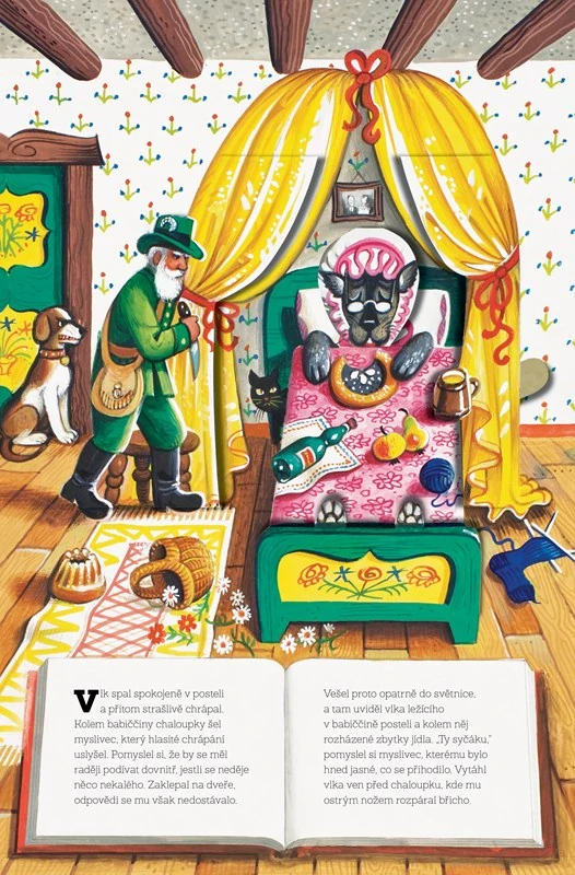 3D leporelo Červená karkulka Kubašta