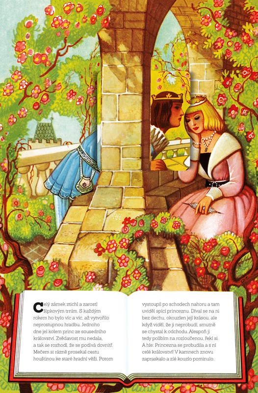 3D leporelo Šípková Růženka - Kubašta