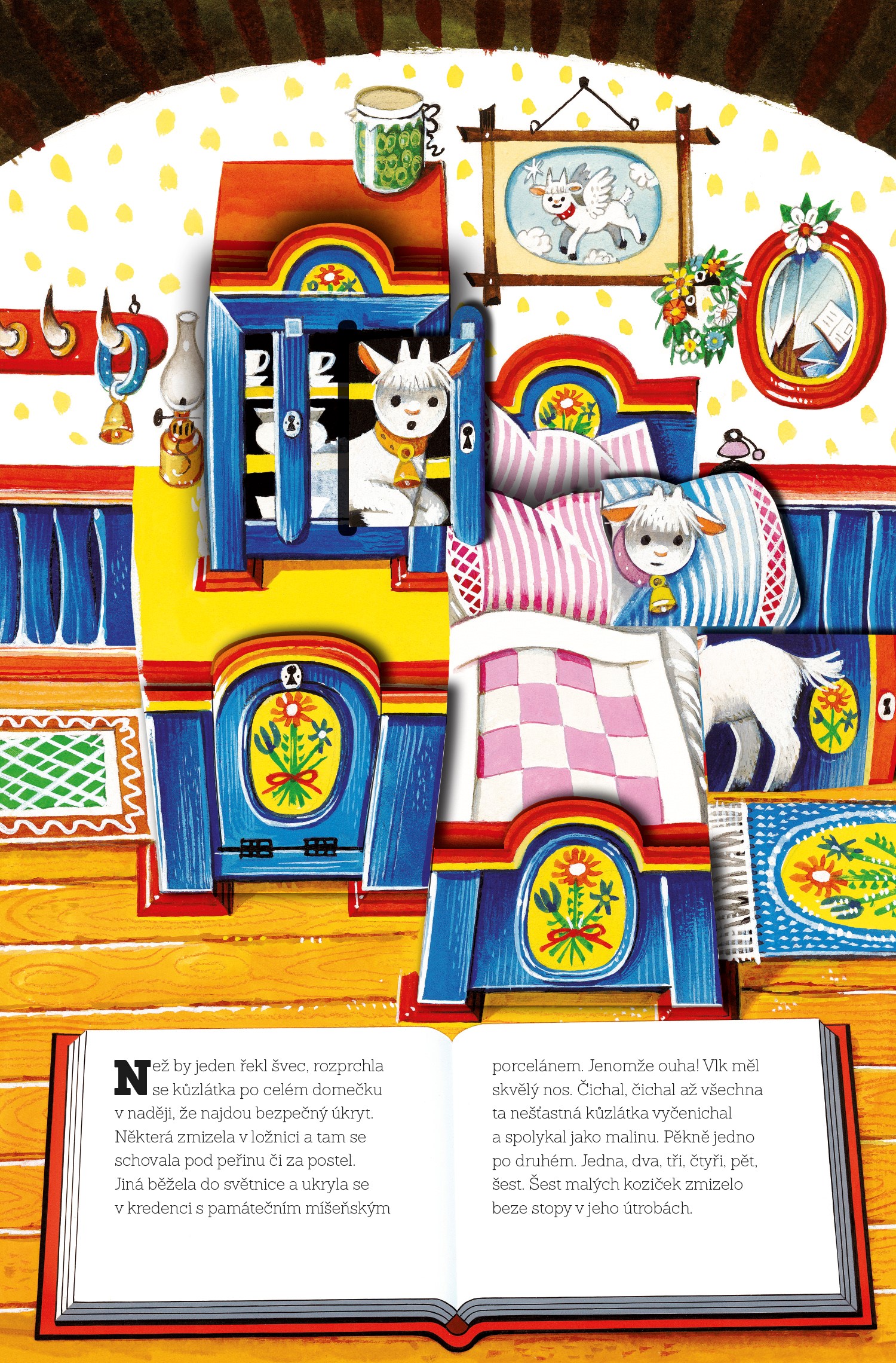 3D leporelo O neposlušných kůzlátkách