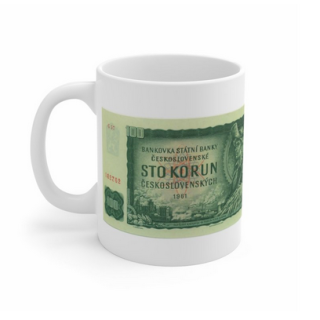 Keramický hrnek čs. stokoruna