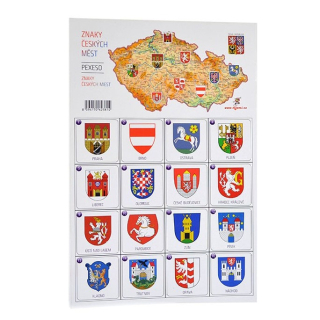 Pexeso Znaky českých měst