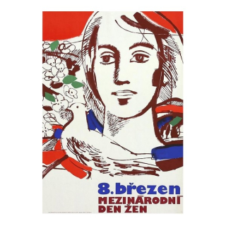 Plechová cedule MDŽ