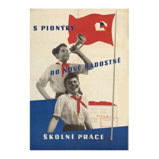 Plechová cedule Pionýři