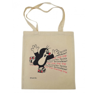 Plátěná taška Krtek bruslař