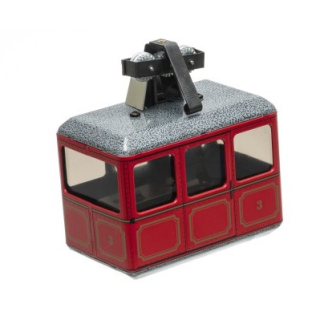 Plechová lanovka na klíček