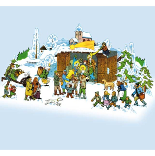 Skládací betlém Josef Lada