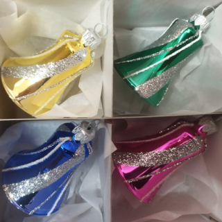 Retro vánoční ozdoba zvonek