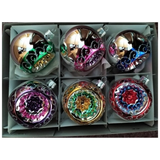 Retro ozdoba reflektor barevný