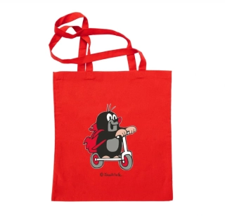 Plátěná taška Krtek červená
