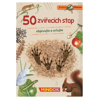 50 druhů zvířecích stop - naučné karty