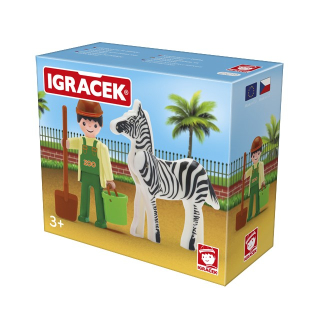 Igráček ošetřovatel a zebra