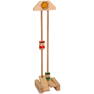 Dřevění skákající klauni