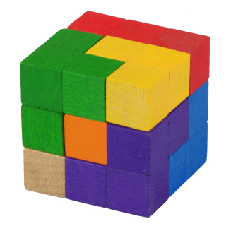 Dřevěný hlavolam SOMA