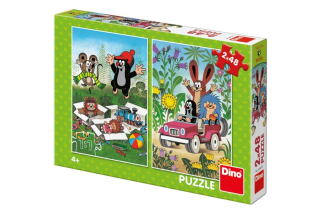 Puzzle Krtek 2 x 48 dílků