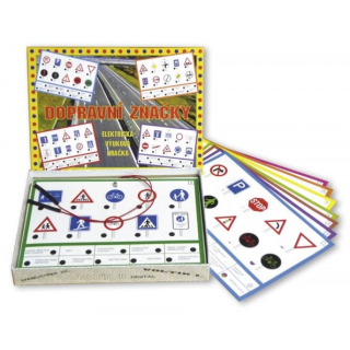 Dopravní značky elektrická výuková hra