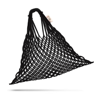 Česká síťovka bavlněná - černá