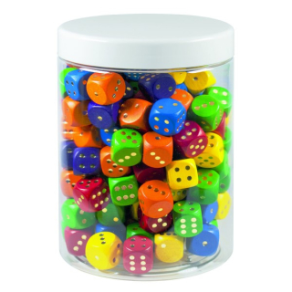 Dřevěná hrací kostka 1,6 cm