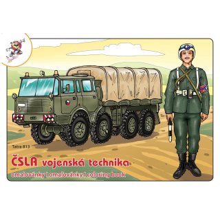 Omalovánky ČSLA vojenská technika