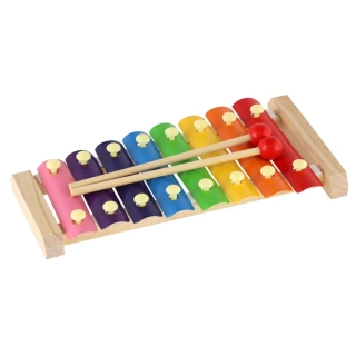 Xylofon kov a dřevo 24 cm