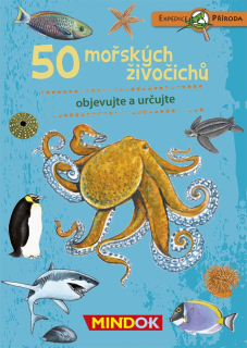 50 mořských živočichů - naučné karty