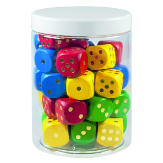 Dřevěná hrací kostka 2,5 cm