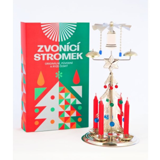 Zvonící stromek stříbrný