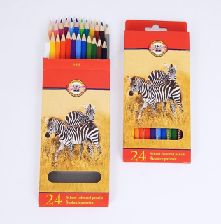 Pastelky 24 ks dlouhé