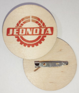 Dřevěná placka Jednota