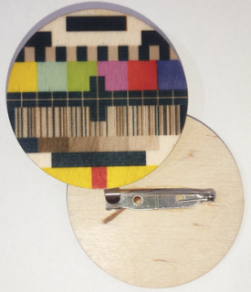 Dřevěná placka Monoskop