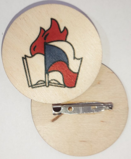 Dřevěná placka Pionýr