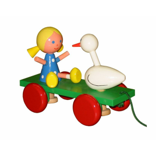 Dřevěná tahací husopaska